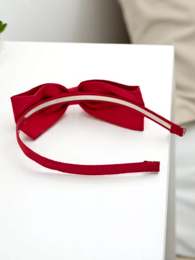 Royalfashion Ободок для волос с бантом Лиловый