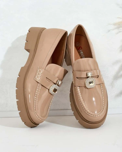 Royalfashion Women's lacquered moccasins Bemies