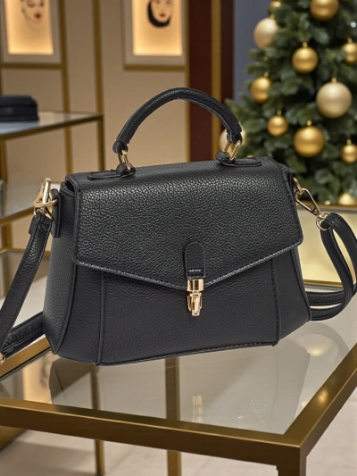 Small women's eco-leather bag Fioren