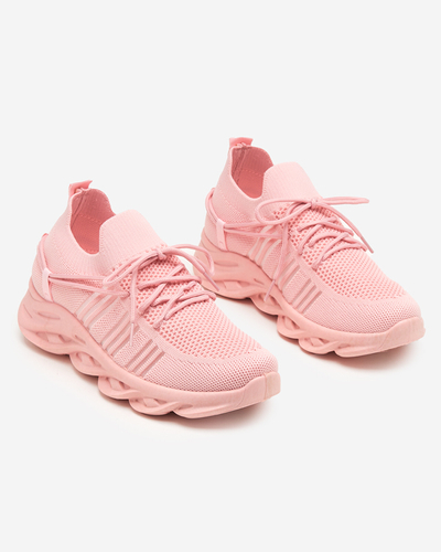 Розовые женские кроссовки Serinto