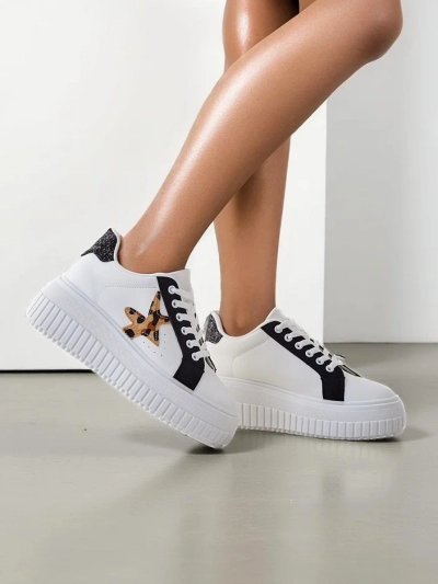 Royalfashion Women's platform sports sneakers Elin