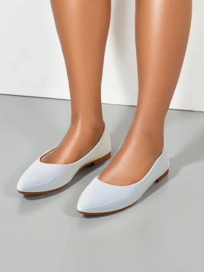 Royalfashion Sieviešu patentētas baleta kurpes Aramiese