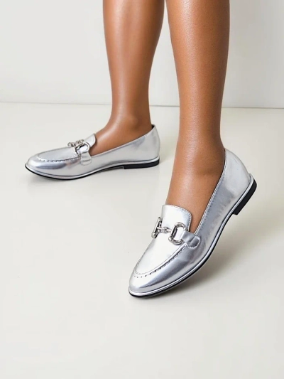 Royalfashion Sieviešu Mokasīni Metalla