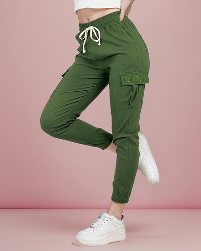 Royalfashion Women's fabric combat pants