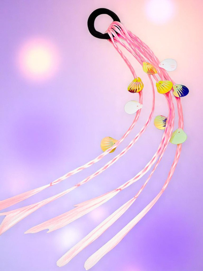 Royalfashion Clip-in braids with shells on an elastic band