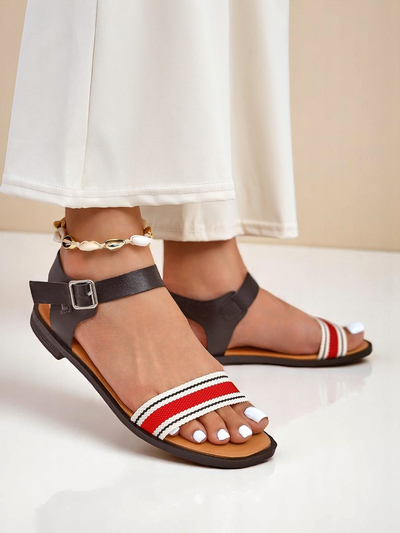 Royalfashion Sieviešu sandales ar plakanām zolēm Naya