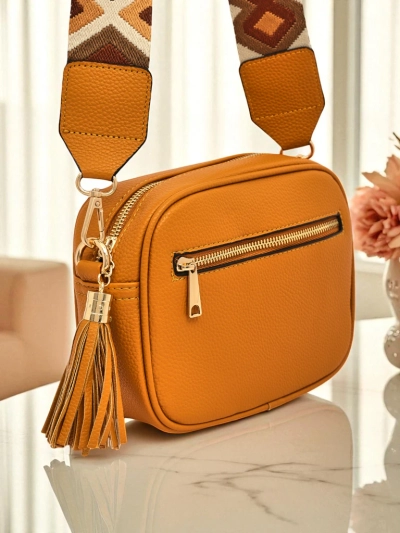 Royalfashion Small Women's Eco-Leather Handbag with Colorful Strap Kovi Lace