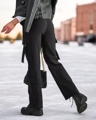 Royalfashion Женские тканевые боевые брюки