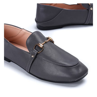 Gray Ariellea Faux Leather Loafers - Footwear
