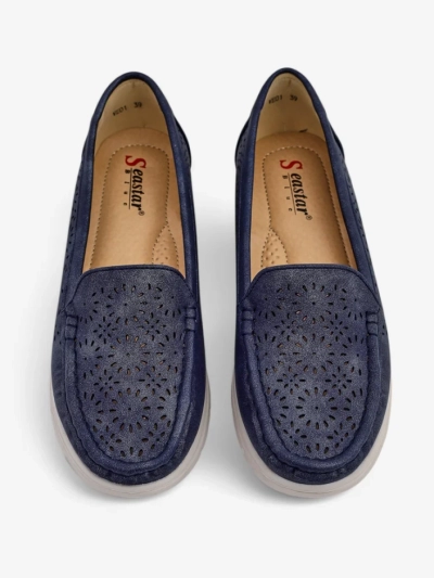 Royalfashion Women's perforated moccasins Besset