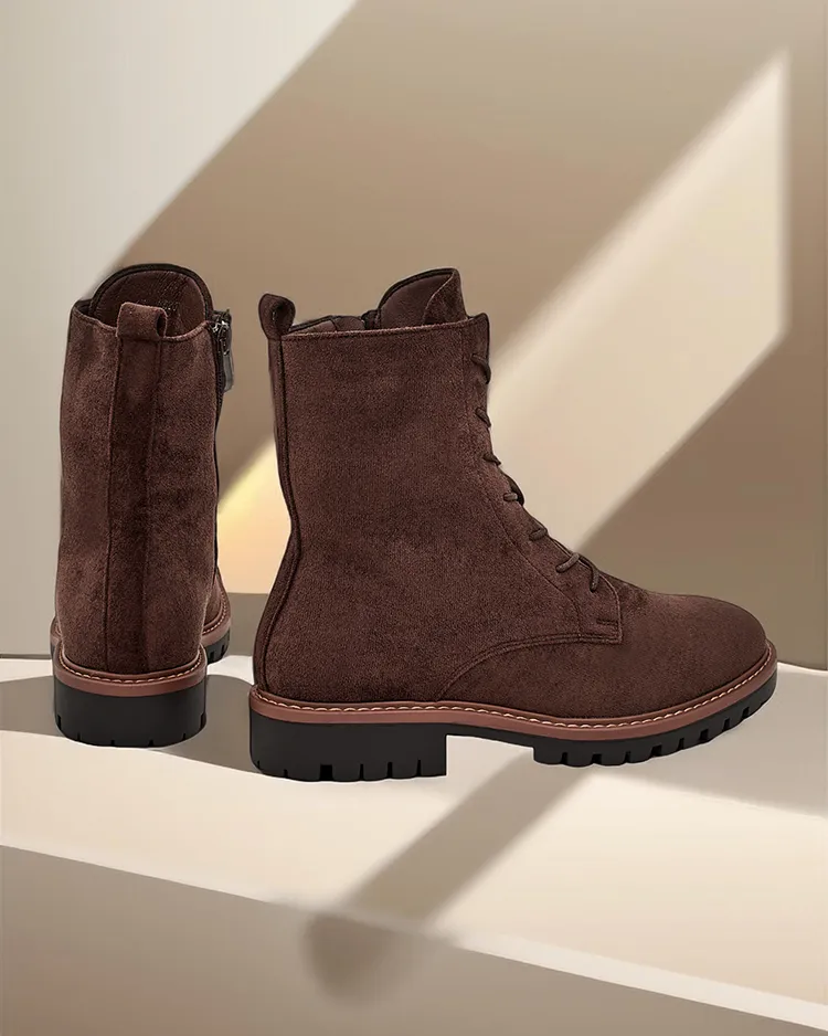 Royalfashion Women's lace-up boots Gosop