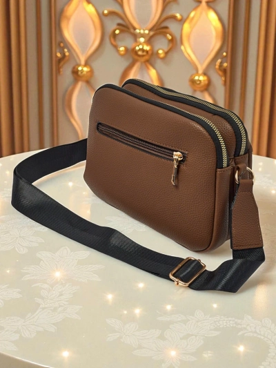 Väike tepitud Copper Veil öko-nahast käekott