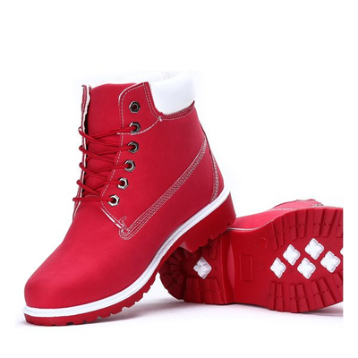 Red insulated hiking boots Ellea - Footwear