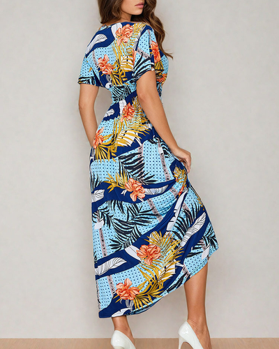 Royalfashion Women's print midi dress