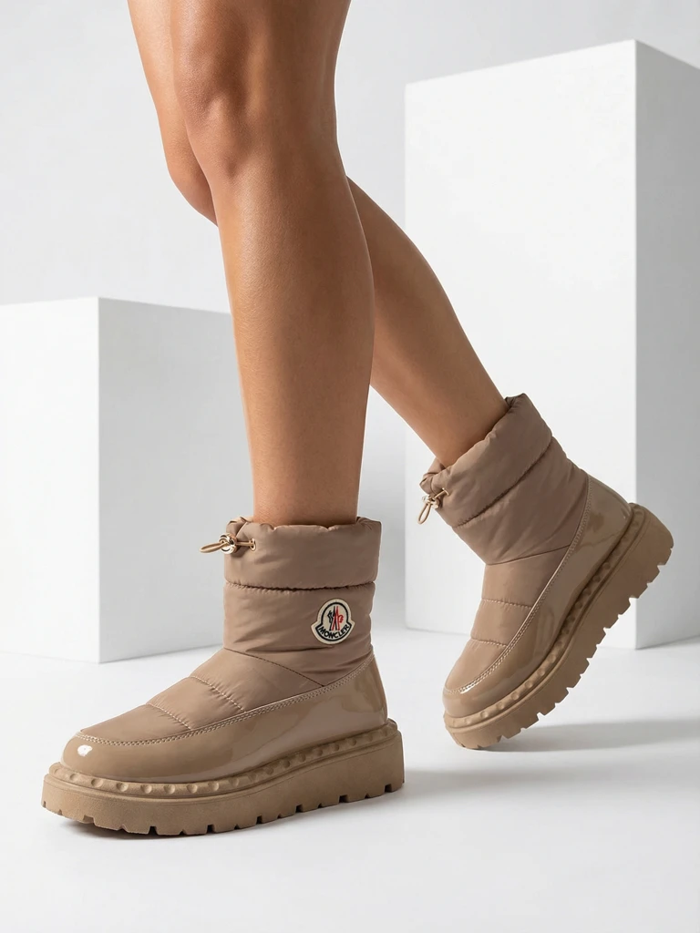 Royalfashion Женские сапоги-слипы коричневого цвета Ireda