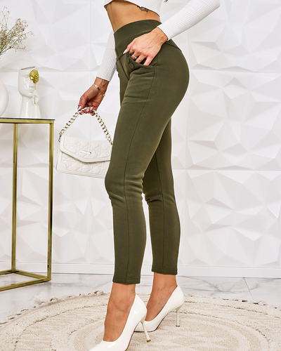 Royalfashion Женские утепленные брюки-теггинсы