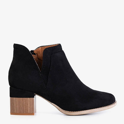 Black Tours square heel boots - Shoes