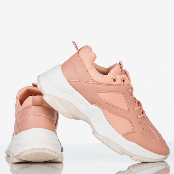 Różowe sneakersy damskie Youth - Obuwie