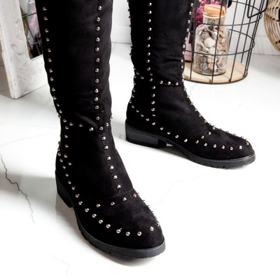 Flat boots with Magus studs - Footwear