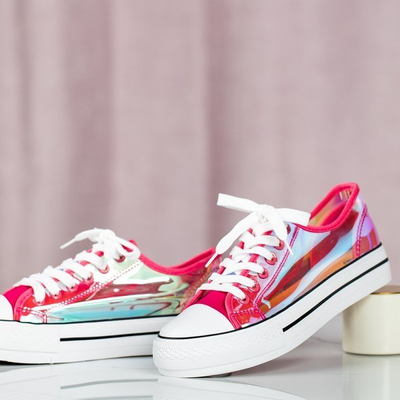 Pink transparent sneakers Cosmo - Shoes