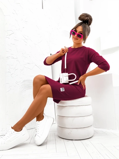 Royalfashion Women's fabric mini dress