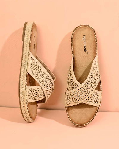 Royalfashion Sieviešu Tivona flip-flops ar plakanu zoli