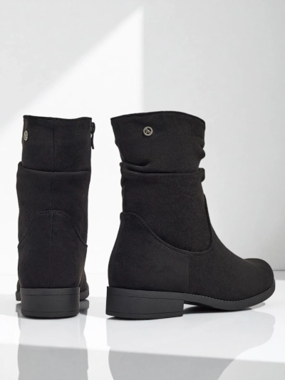 Botki kobiete high eko zamsz Norvia