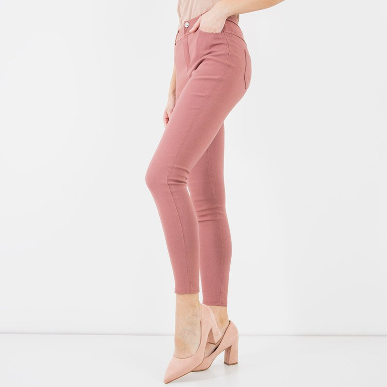 Women's pink fabric tubes - Clothing