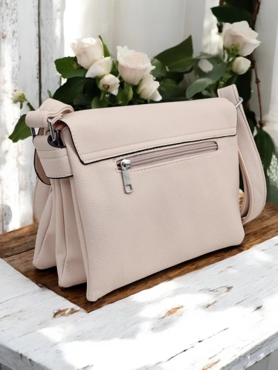 Royalfashion Small women's bag made of eco-leather with 3 compartments