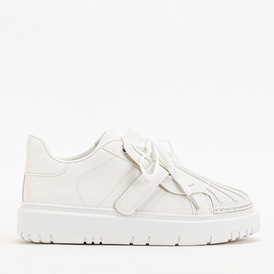 OUTLET Women's white sports sneakers Sumikoa - Footwear