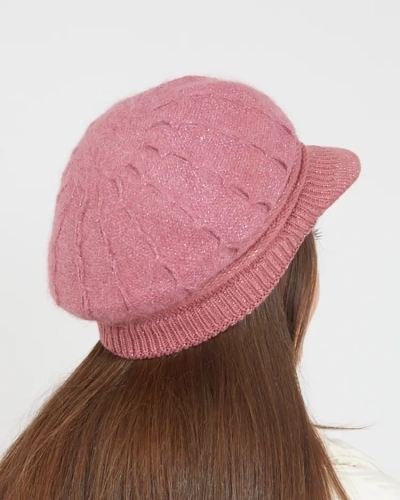 Royalfashion Women's beret with visor