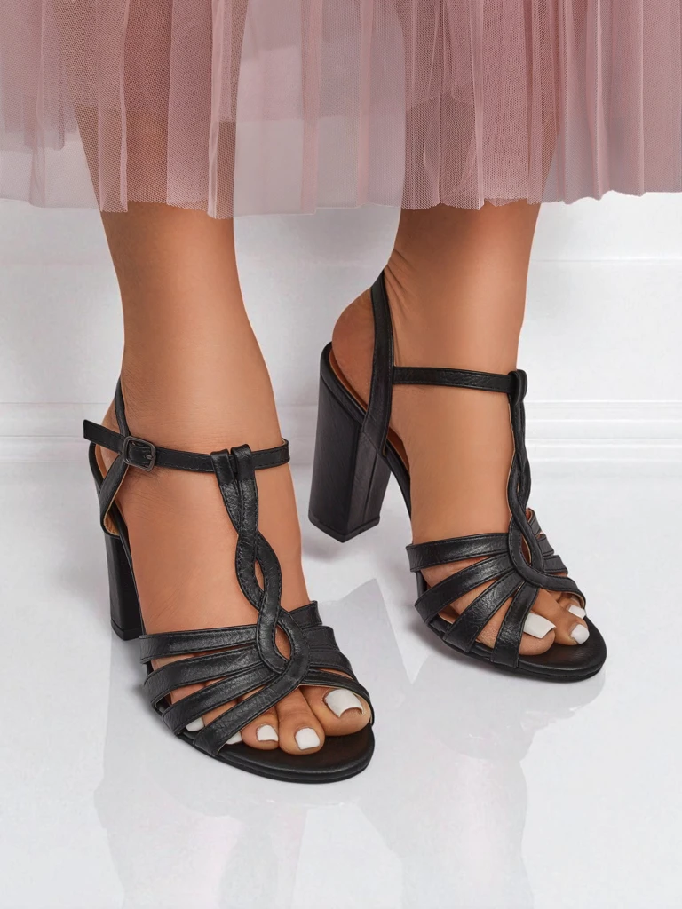 Royalfashion Женские босоножки на высоком каблуке Daffi Elegance