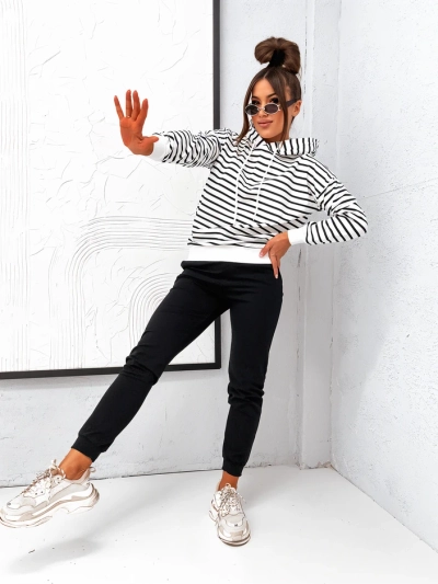 Royalfashion Women's striped tracksuit set