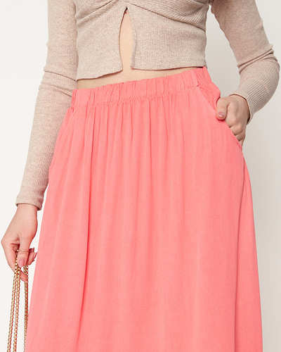 Sieviešu koraļļu svārki līdz teļiem - Apģērbs