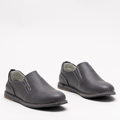 Gray girls' shoes slip on Mateli - Footwear