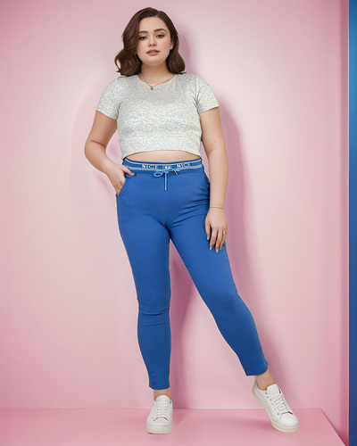 Royalfashion Women's fabric pants PLUS SIZE