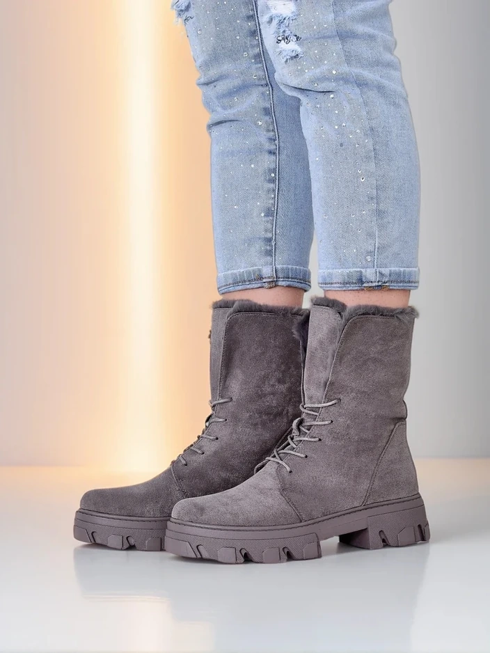 Royalfashion Sieviešu auklējami potītes zābaki Cavenma