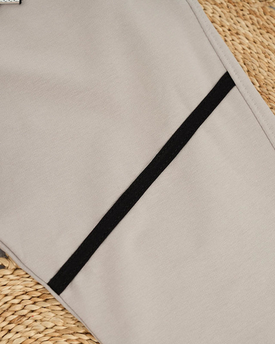 Women's light gray sweatpants - Clothing