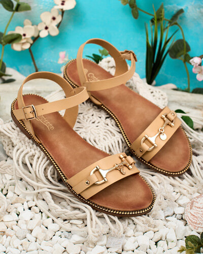 Royalfashion Dekorētas sieviešu sandales Umbe