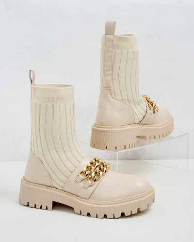Royalfashion Элегантные женские сапоги с орнаментом Olluf