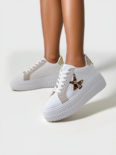 Royalfashion Women's Platform Sports Sneakers Elin