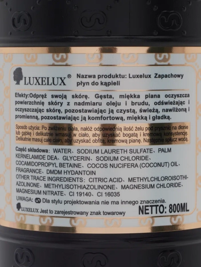 Luxelux Body Wash Gel Golden Classic 800 ml