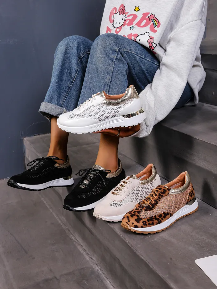 Royalfashion Perforētas sieviešu kedas Ellos