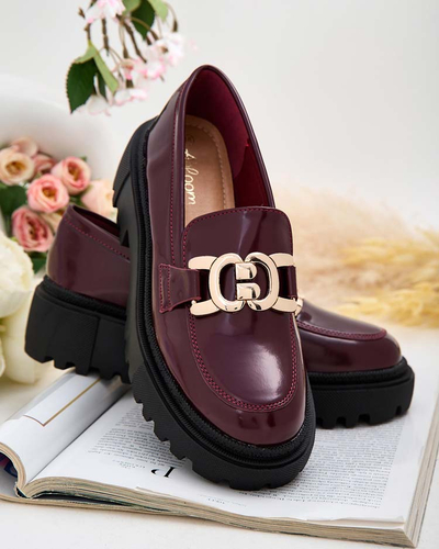 Royalfashion Женские лакированные мокасины Bevevra