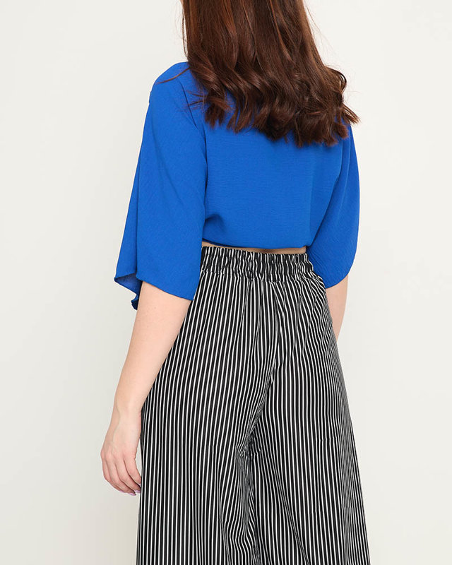 Women's cobalt short cape - Clothing