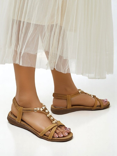 Royalfashion Sieviešu sandales ar rotājumiem Imen