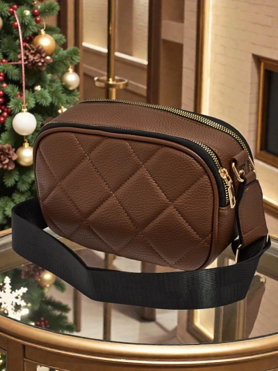 Стеганая маленькая женская сумка из экокожи Connere