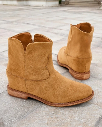 Ботинки Royalfashion в стиле ковбой на покрытом клине Blueston