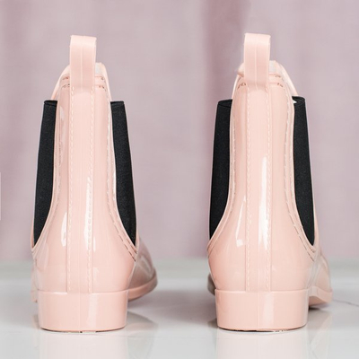 Beige rubber varnished galoshes Furu - Footwear 1