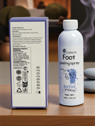 Luxelux 200ml Pieda Ŝpruciga Ŝelo kun Botox Efekto